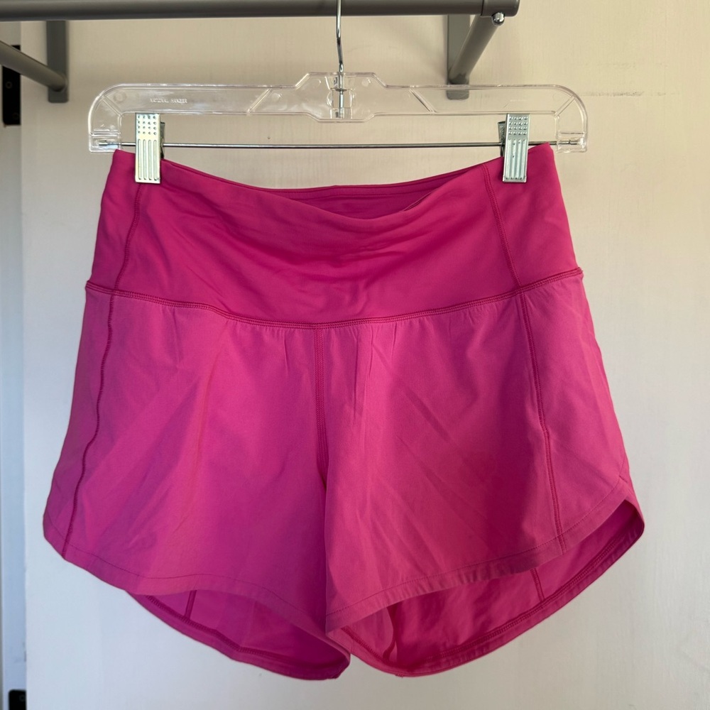 Lululemon Speed Up High-Rise Lined Short 4” EUC